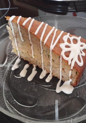 Banános-rozmaringos cukkinitorta recept fotója
