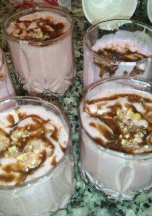 صورة لوصفة عصير بالفريز والفلان ساااهل