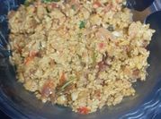 A picture of scramble egg