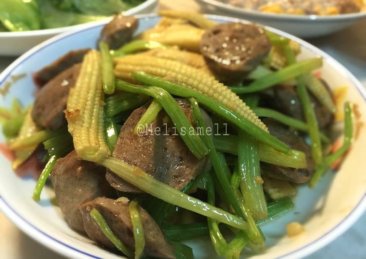  Resep  Bakso  sapi  oseng sayur oleh Melisa Winatamarjito 