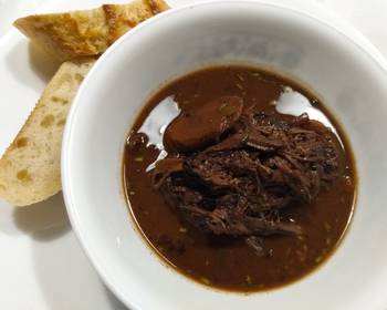 Without Fail Make Recipe Brisket braised in red wine and chocolate Practical Delicious