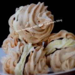 A picture of Chocolate meringues.