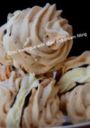 Foto resep Chocolate meringues