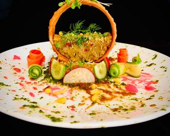 Update, Serving Recipe Deconstructed Samosa Chole Chaat Practical Delicious