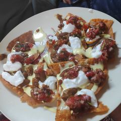 A picture of Homemade Nachos.
