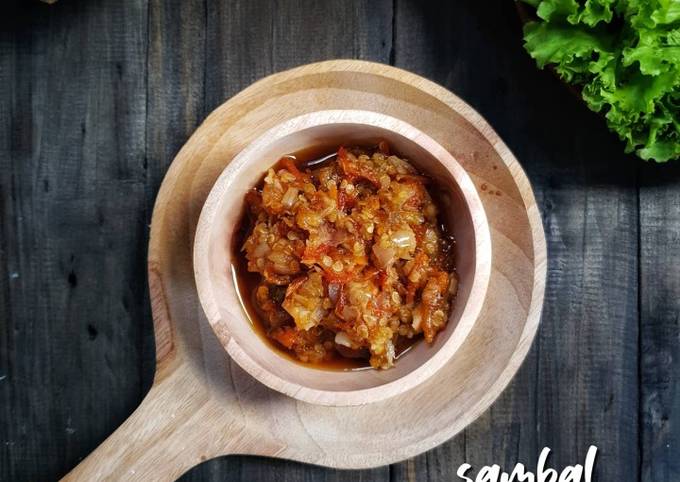 Ternyata begini loh! Cara  membuat Sambal Bawang Matang sajian Idul Fitri  spesial
