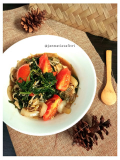 Foto resep Tumis sayur kangkung tauge