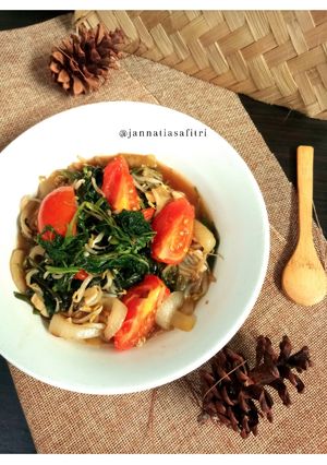 Foto resep Tumis sayur kangkung tauge