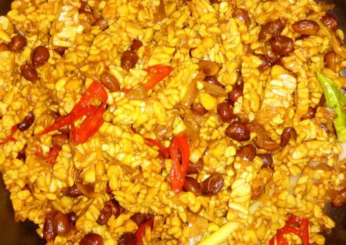 Resep Orek tempe kacang tanah enak dan simpel yang Bikin Ngiler