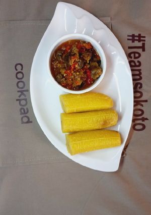 Dafafiyar agada da sauce din gizzard ainihin hoton girkin
