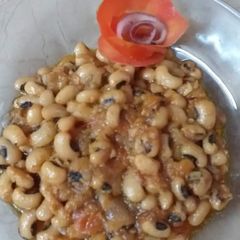 A picture of Bhuna Hua lobia.