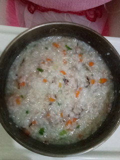 Foto resep Mpasi 11 m+ bubur ayam korea (dakjuk)