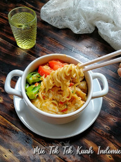 Foto resep Mie Tek Tek Kuah Indomie