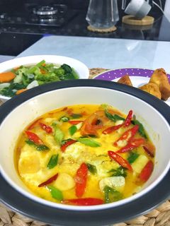 Foto resep Sayur telur ceplok