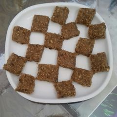 Jaggery with dry fruit A picture of Jaggery with dry fruit.