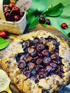O poză a rețetei Galette cu cireșe ❤🍒🫖☕.