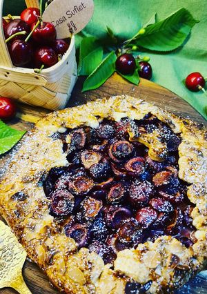 O poză a rețetei Galette cu cireșe ❤🍒🫖☕.
