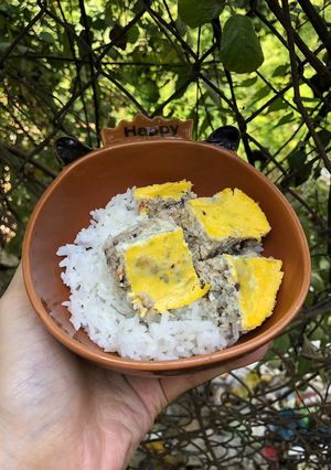 Hình của món Chả cua thịt trứng.