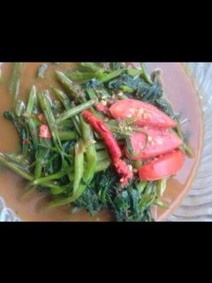 Foto resep Tumis kangkung saori