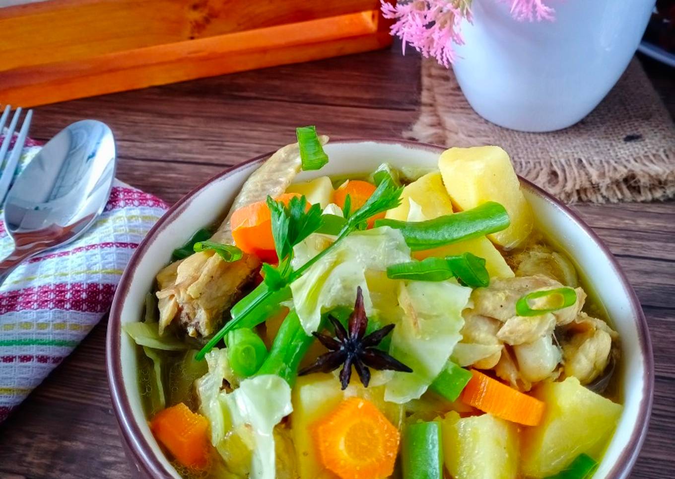 Sop kuning bumbu ala kutai