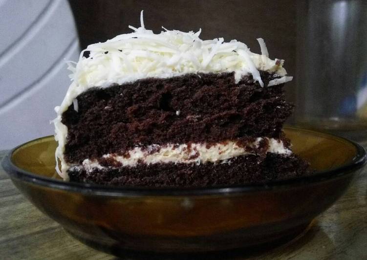 Brownis Cake With Cream Cheese 🍰