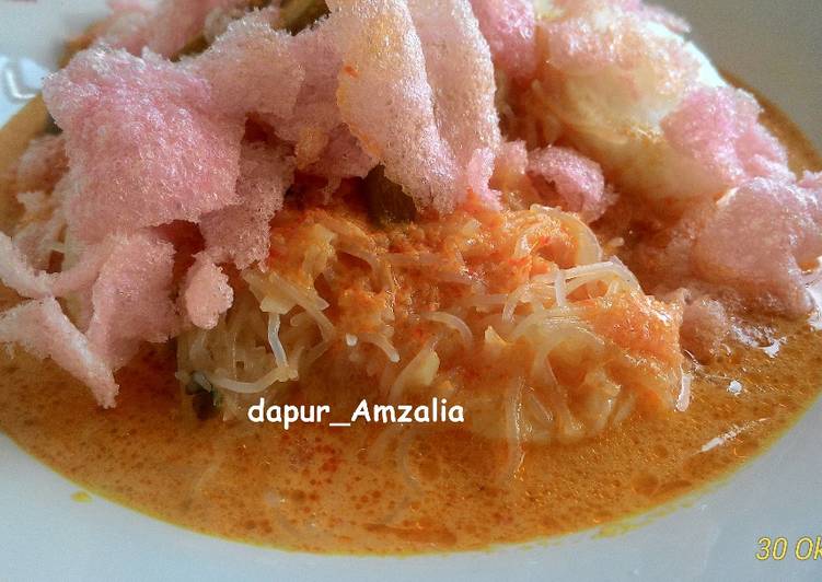 Resep Lontong Bihun Goreng Sayur, Enak