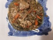 Una foto de quinoa y zapallo italiano