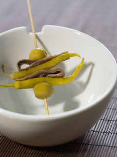 Una foto de Gilda, mi pintxo favorito y el más internacional