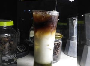 Foto resep Es Kopi Pandan