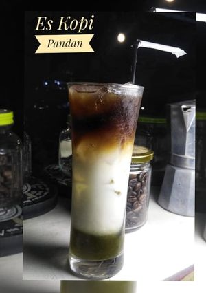 Foto resep Es Kopi Pandan