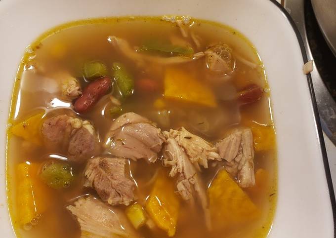 Easiest Way to Make Any-night-of-the-week Jerk chicken soup