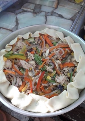 Una foto de Tarta de pollo
