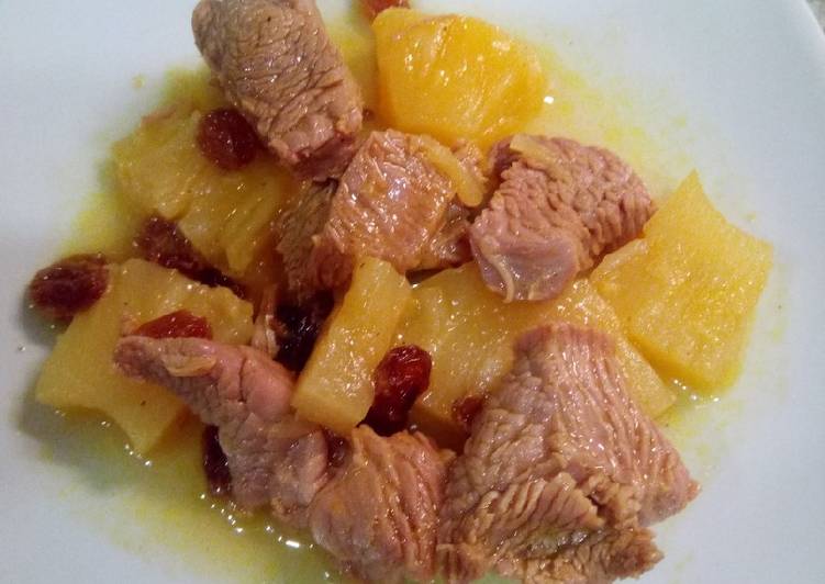 Pavo con piña en TM 5