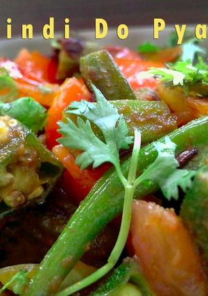 A picture of Bhindi 'Do' Pyaza Recipe |Bhindi Masala Recipe.