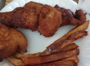 A picture of fish and chips