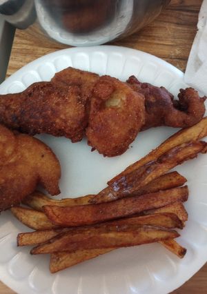 A picture of My Southern Fish and Chips.