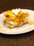 Wonton Mango Passion fruit Napoleon