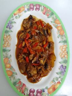 Foto resep Tumis Jamur Kancing Manis Pedas