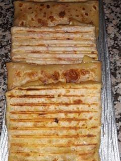 صورة لوصفة تاكوس بعجينة المسمن 😋😋👍