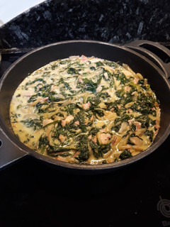 Una foto de Crema de espinacas thai