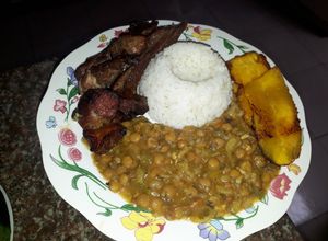 Una foto de Menestra de lentejas