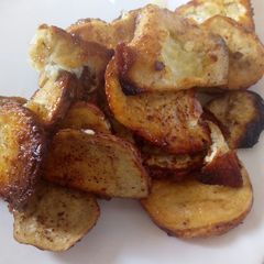A picture of Baked sweet potatoes in honey and cinnamon #4Weekschallenge.