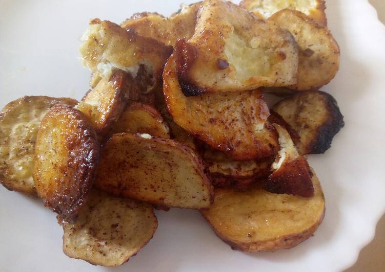 Steps to Prepare Quick Baked sweet potatoes in honey and cinnamon #4Weekschallenge