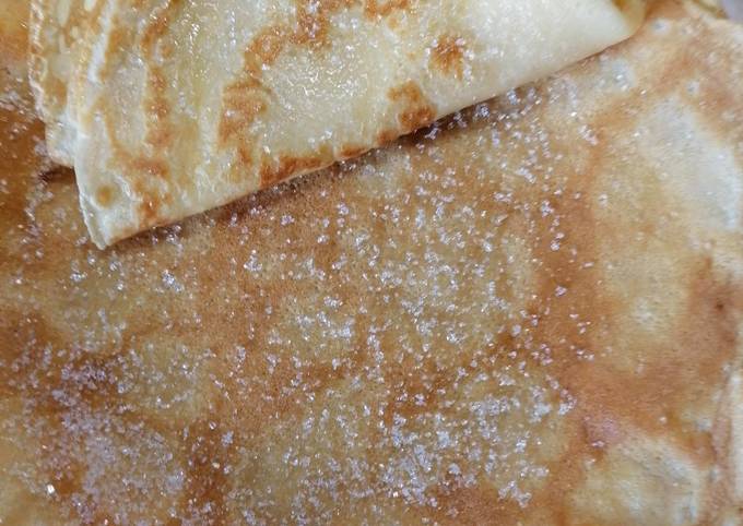 Блинчики бюджетные на воде сахарные