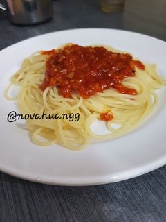 Foto resep Spaghetti Bolognese Instan
