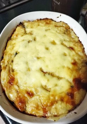 Una foto de "Pastel de Coliflor con Champiñones"😃