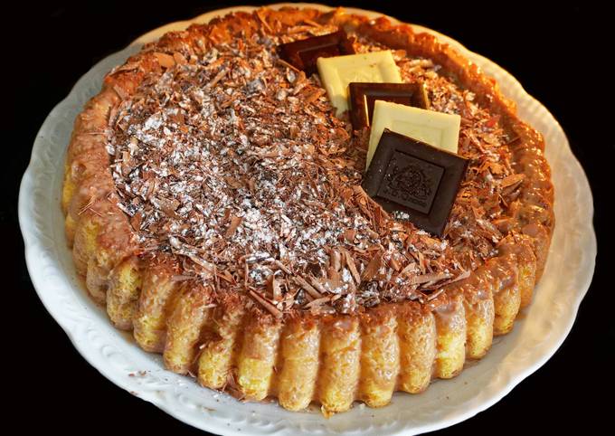 Recette Délicieux Gâteau chocolat/caramel au beurre salé au cook expert