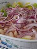 Ensalada de alubias y atún