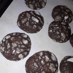 Una foto de Cookies de chocolate amargo