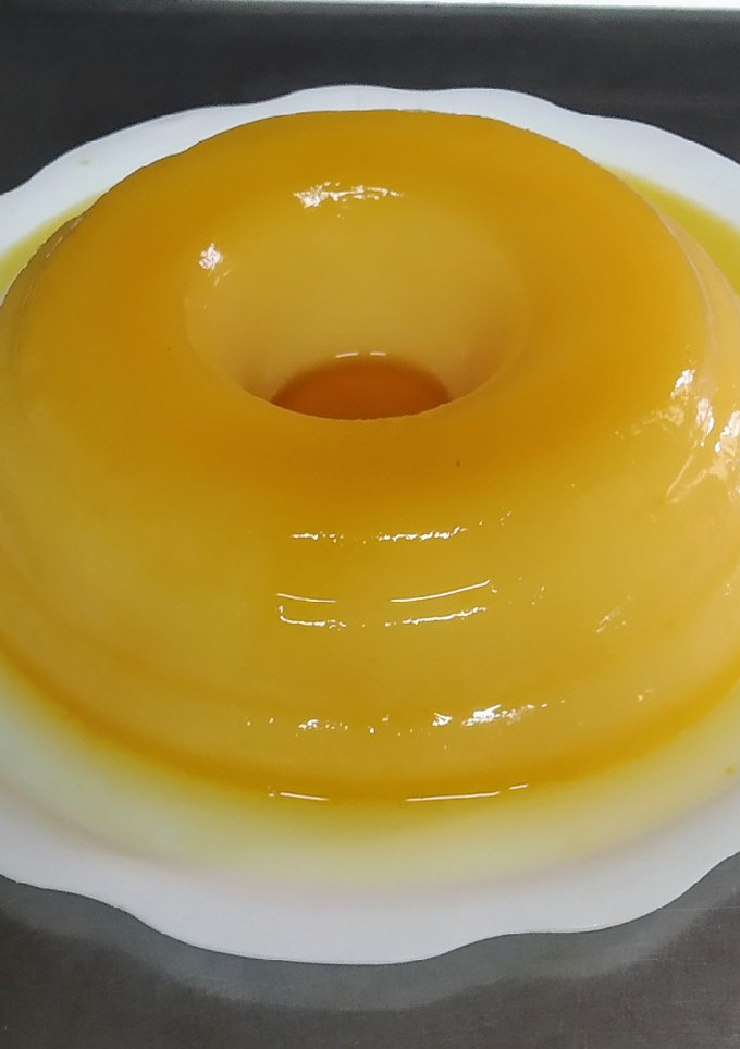 Una foto de Postre de mandarina fácil